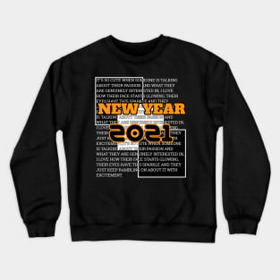 Happy New Year 2021 Crewneck Sweatshirt